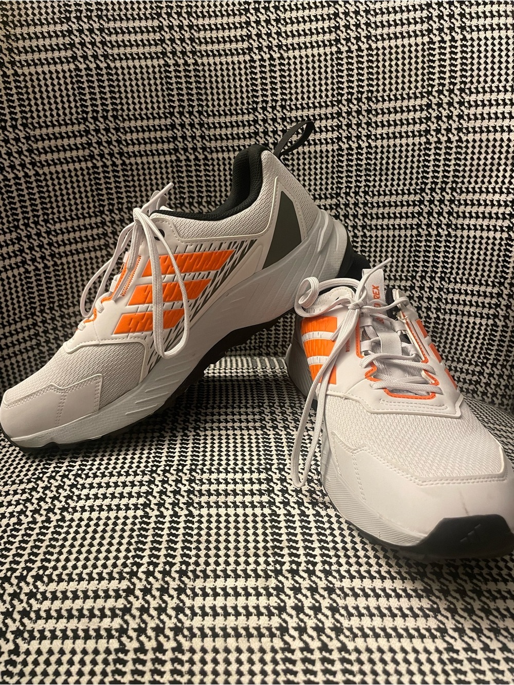 Adidas Tracefinder Trail Dash Grey Semi Impact Orange Size 12